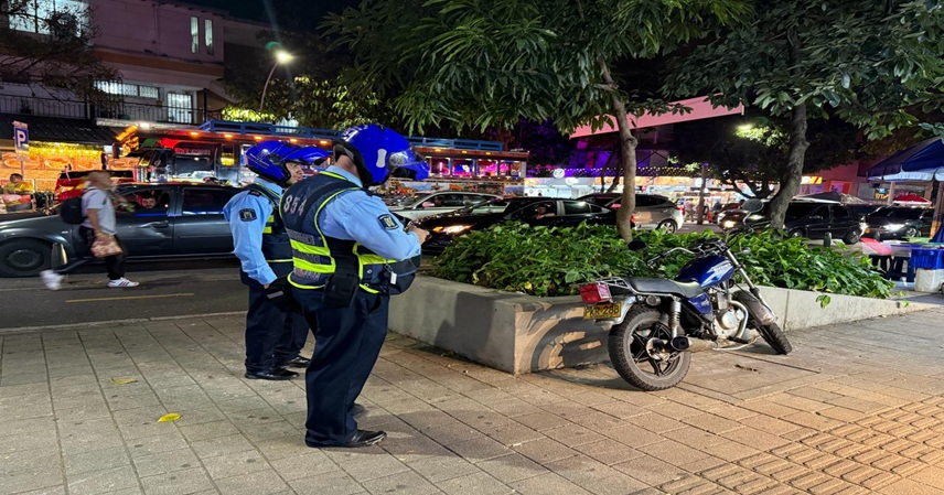 Medellín refuerza controles de tránsito en zonas de entretenimiento: van 195 operativos en lo corrido de 2026