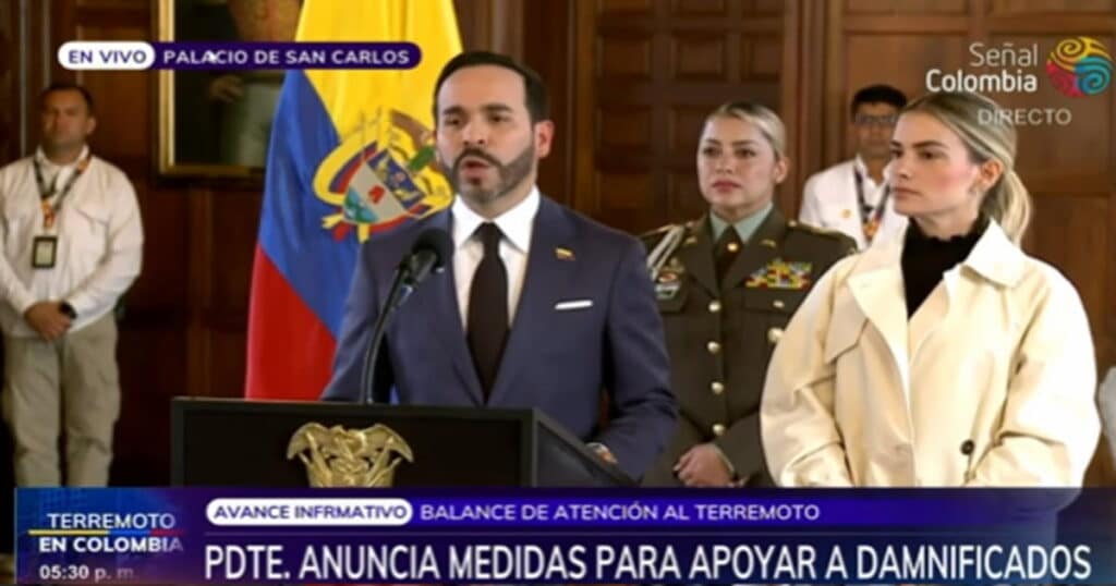 Presidente Abelardo de la Espriella anuncia emergencia económica tras terremoto en Colombia