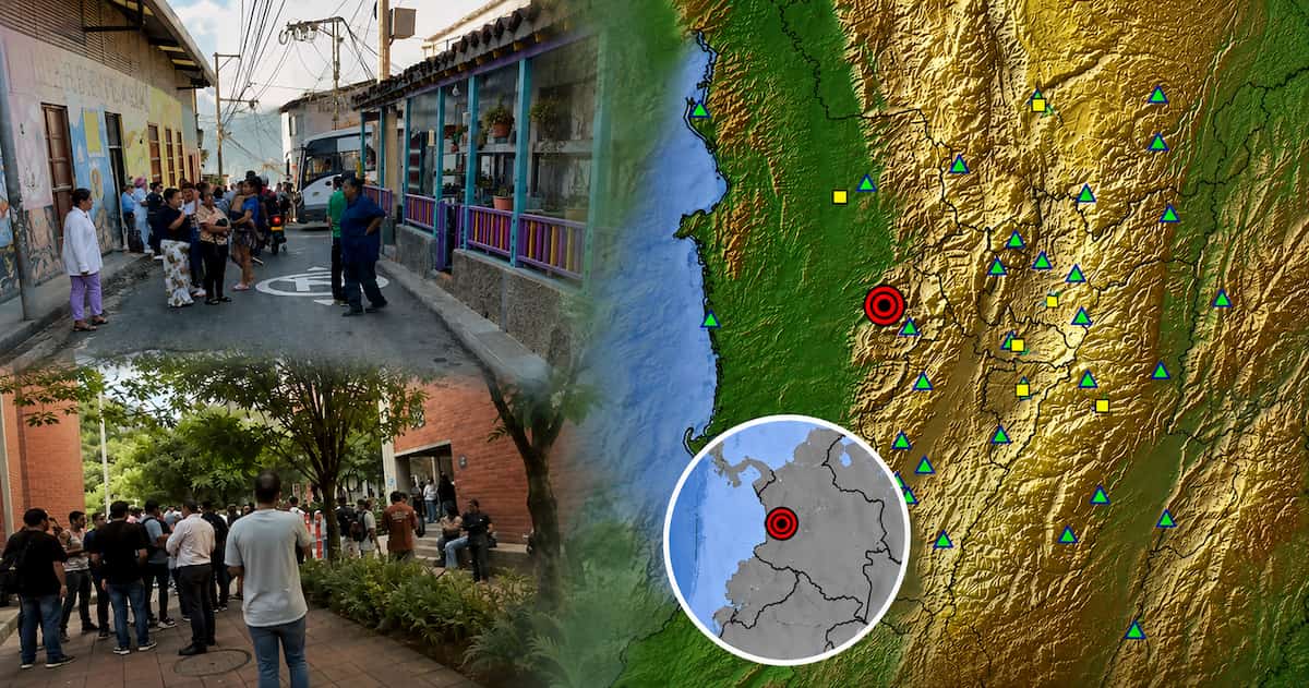 Temblor en Medellín hoy y sismo de magnitud 6,7 registrado en Colombia