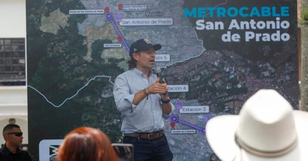 Panorámica de San Antonio de Prado, donde avanzan los estudios del futuro metrocable.