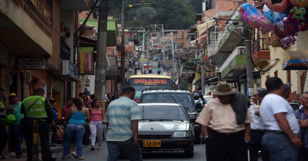 Vista panorámica de San Antonio de Prado, corregimiento que enfrenta retos de movilidad y crecimiento urbano.