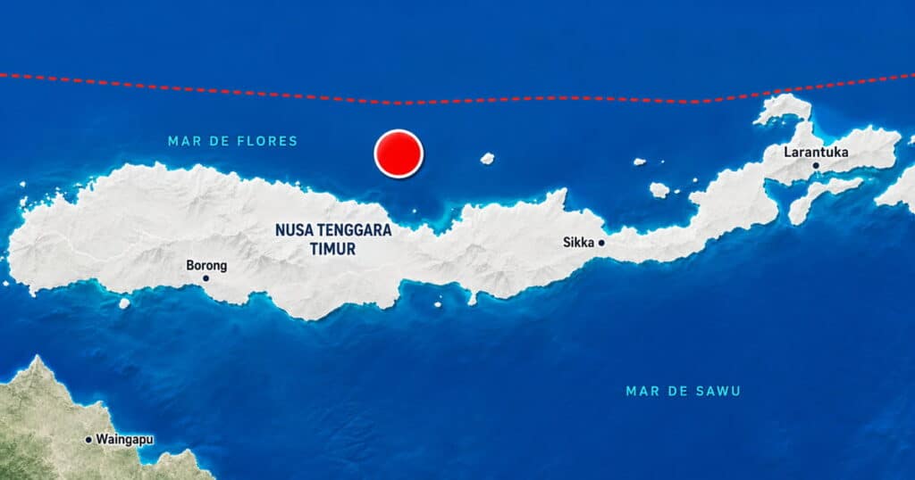 Terremoto en Indonesia de magnitud 7,7 activa alerta de tsunami