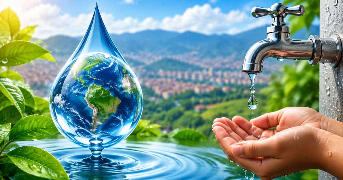 Medellín registra avances en el ahorro de agua durante las medidas implementadas para enfrentar los efectos del fenómeno de El Niño.