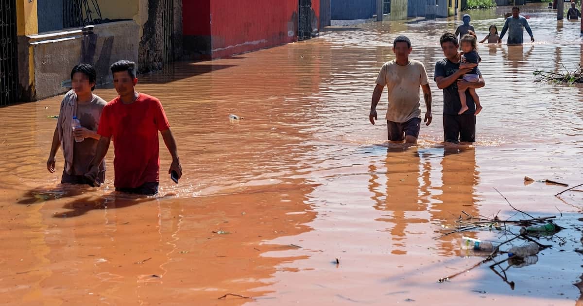 Inundaciones por fuertes lluvias en Urabá y Chigorodó